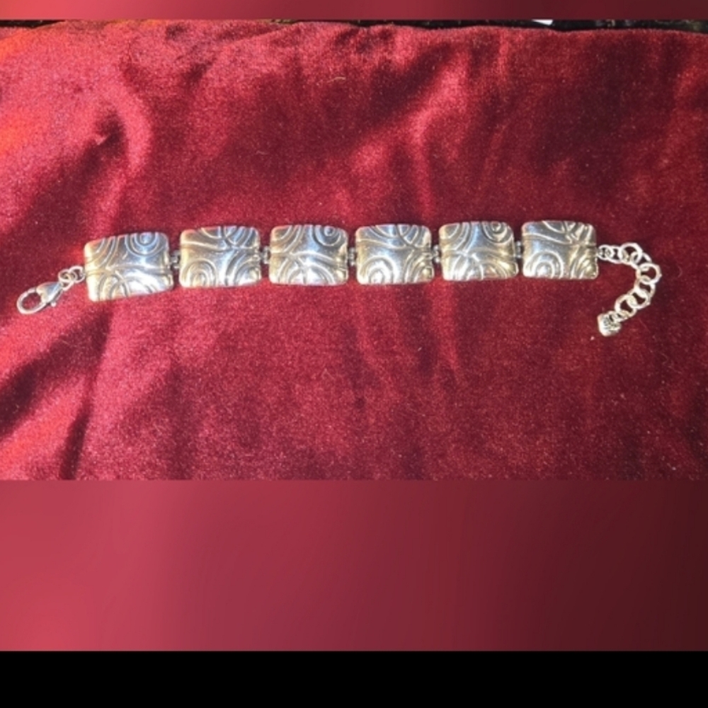 Brighton Elegant Silver Patterned Bracelet - image 1